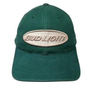 Bud Light Snapback Hat Green One Size 1994 Official Product Embroidered Logo
